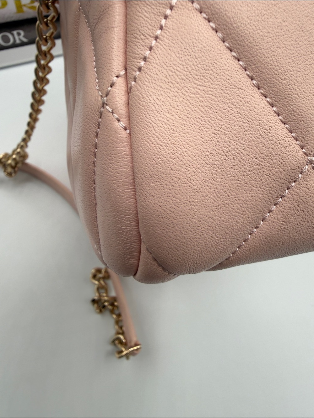 Kate Spade Blush Pink Quilted Chain Crossbody Bag - Picture 9 of 13